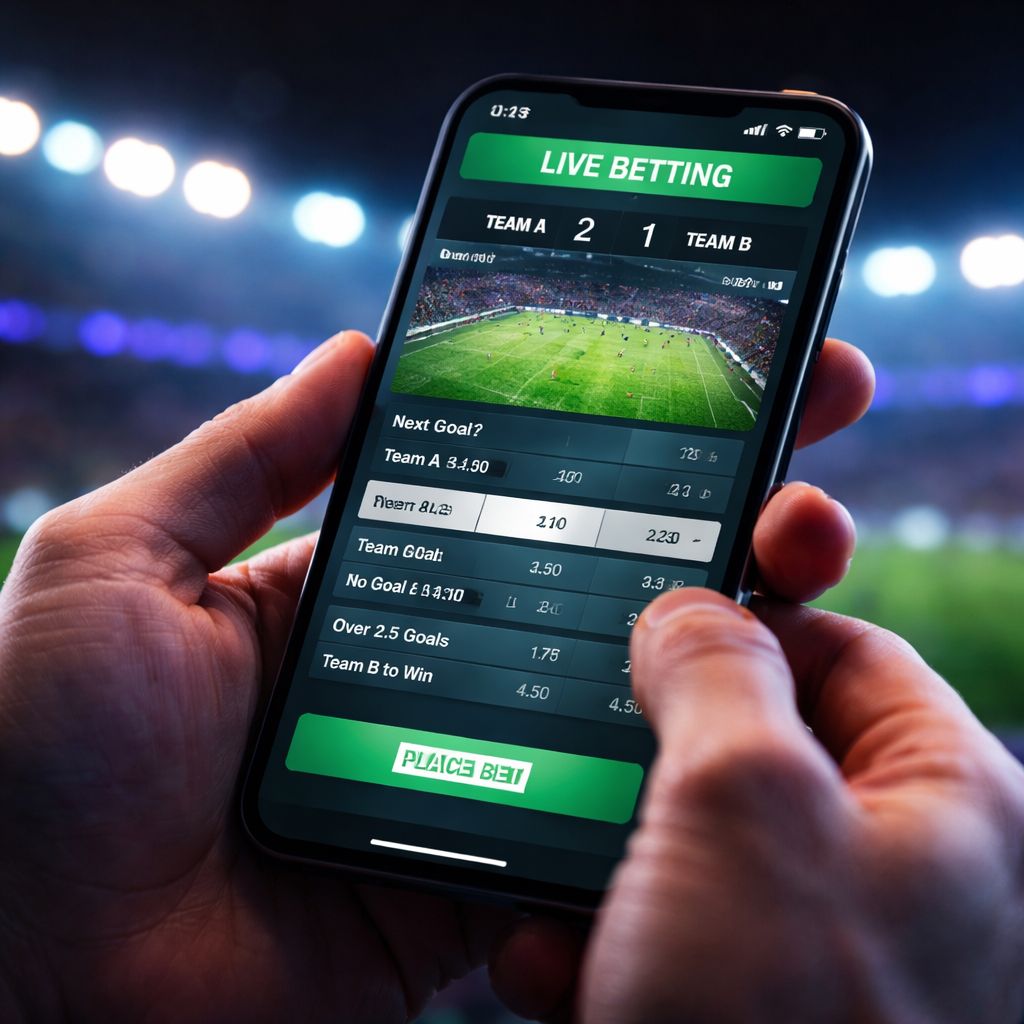 Interfaz de apuestas en vivo y apuestas en tiempo real de HoyLucky